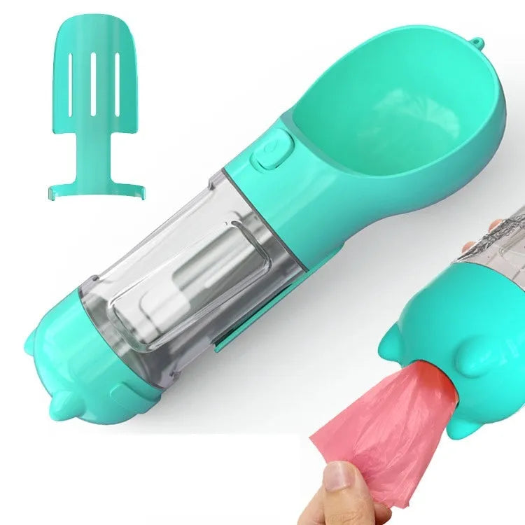 Small One Travel Cup 300ml pet water dispenser in pink blue green apricot colours on white background