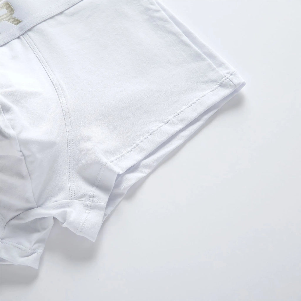 Men's purified cotton low waist boxers in solid colour available in black white and grey