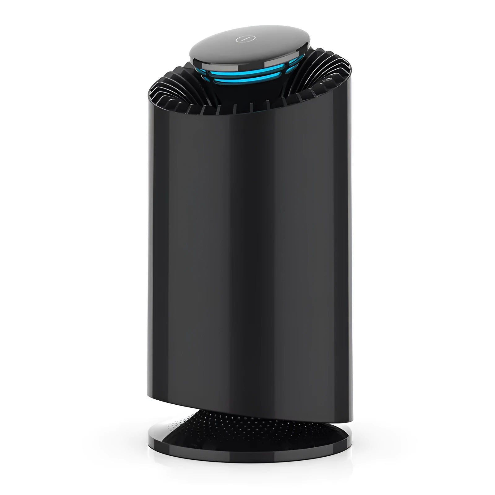 Photocatalyst mosquito killer lamp with UV light in black, dark gold, or white finish