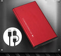 2.5 inch SATA USB 3.0 aluminum external hard drive enclosure for notebook HDD or SSD