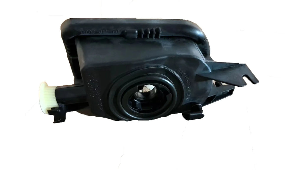 Mercedes-Benz W203 front fog lamp and daytime running lamp set showing left and right plastic units