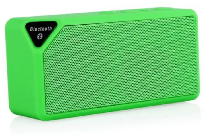 Cannon X3 cube-shaped wireless Bluetooth speaker in five colour options showing portable design