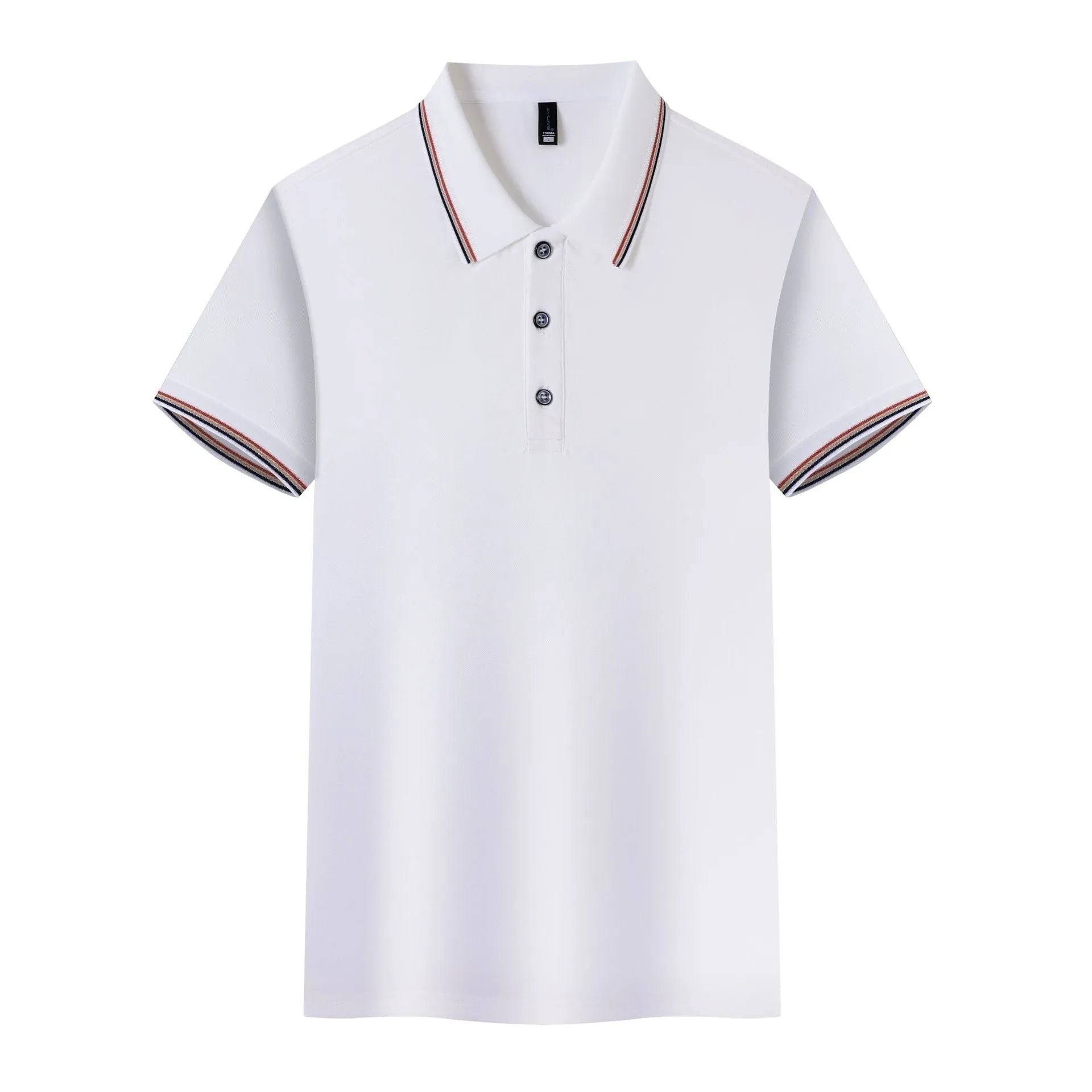 Ice-feeling solona colour matching work polo shirt in copper ammonia fibre ice silk fabric