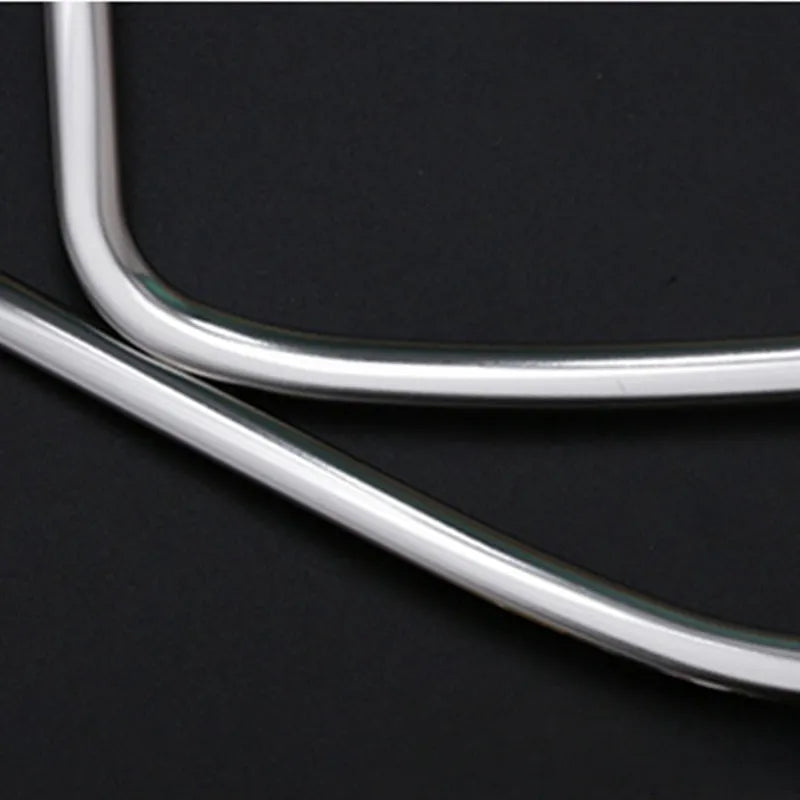 Silver 304 stainless steel trim set for ROOX40 Series interior door audio frame decoration