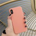 Silicone phone case for iPhone XR and XS Max in multiple colour options