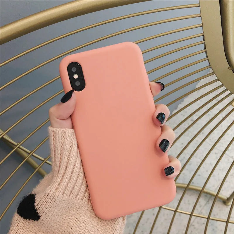 Silicone phone case for iPhone XR and XS Max in multiple colour options