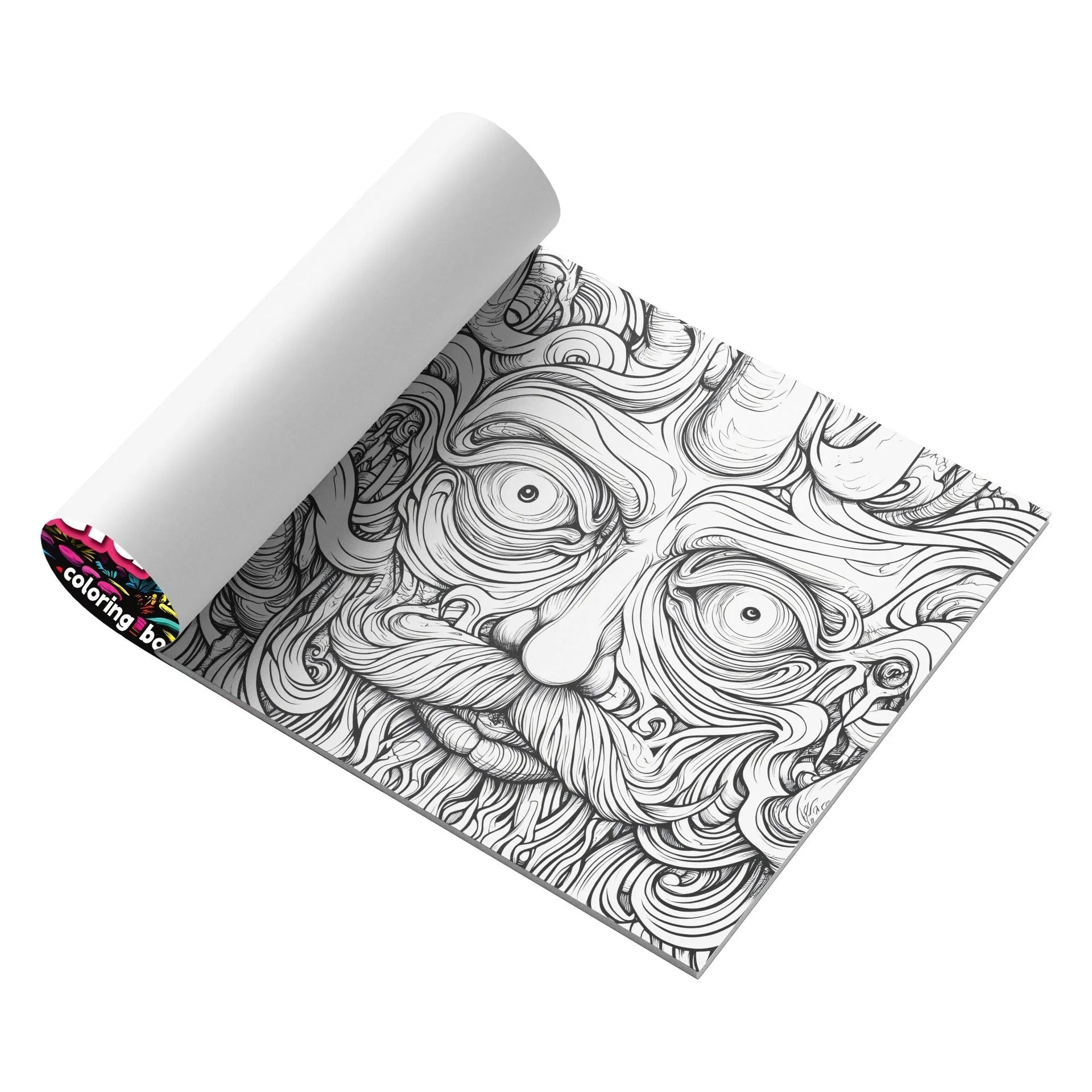 Acid tour colour painting book with 200mm paper pages for drawing and sketching