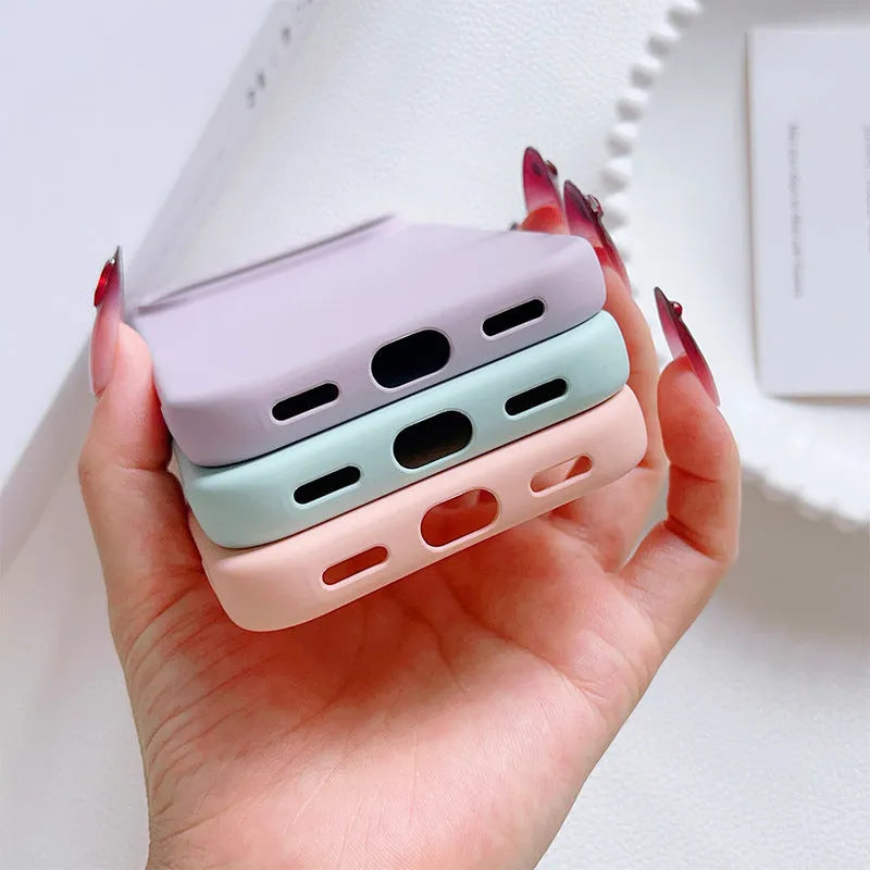 Rubik's Cube liquid silicone phone case for Google in antique white with shockproof protection