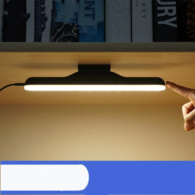 Plastic LED desk lamp with touch switch and soft lamp beads for eye protection