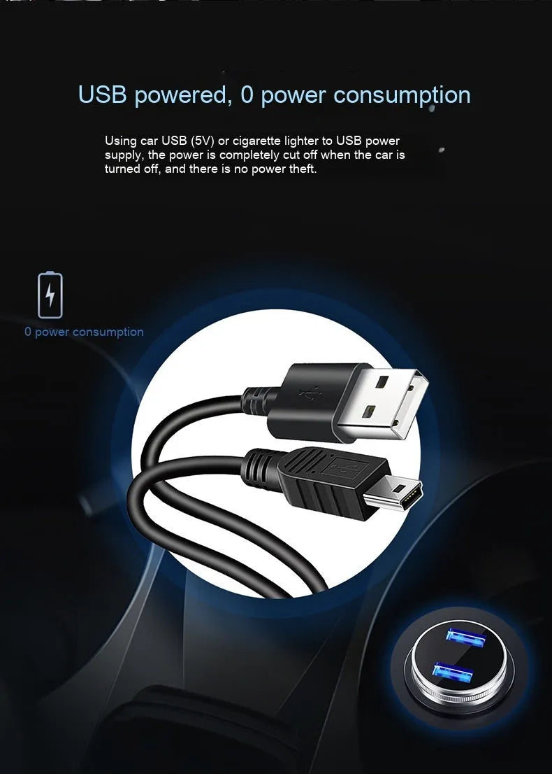 Black head-up display car projector for GPS speed and compass information with universal vehicle compatibility