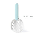 Plastic cat litter scoop in blue colour for pet waste removal