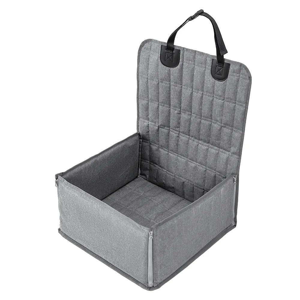 Vehicle-mounted pet mat front row 100x50cm black grey 600D Oxford fabric for dogs
