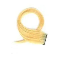 Gradient colour long curly hair wig patch extension piece approximately 60cm in length