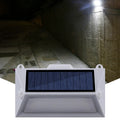 Solar outdoor human body induction step light with abstract design for pathway and stair illumination