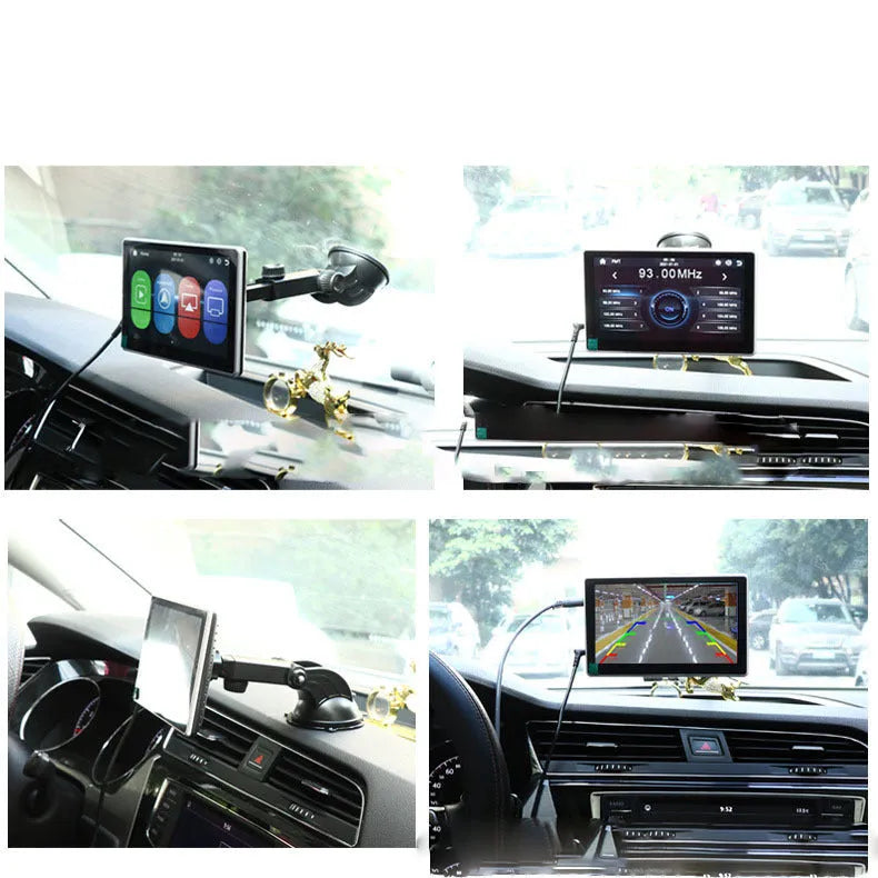 7 inch LCD car screen projector for plastic dashboard GPS navigation with 12V power cable