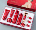 10-piece high-end water and lotion facial care set with cleanser toner essence eye cream beauty cream face cream and foundation