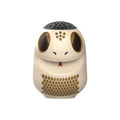 TK900 White portable Bluetooth speaker with built-in handle and card insertion slot