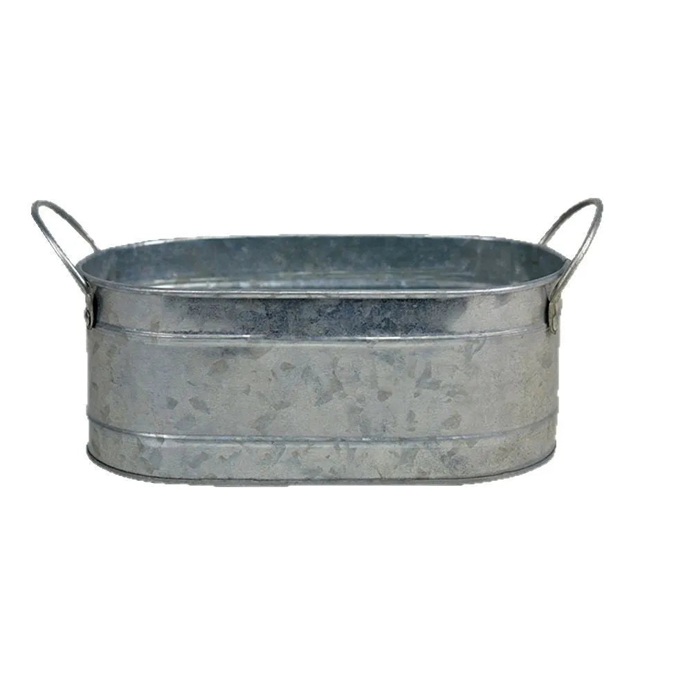 Iron metal desktop flowerpot for succulent plants and small cacti