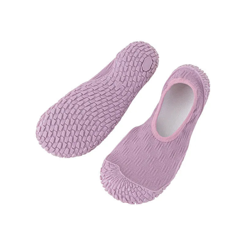 Women's indoor fitness shoes with mesh upper and rubber sole in multiple colour options