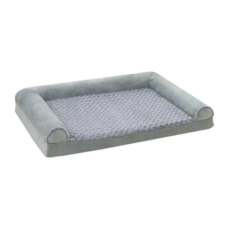 Foldable cloth dog kennel for medium to large breeds in light grey or dark grey colour
