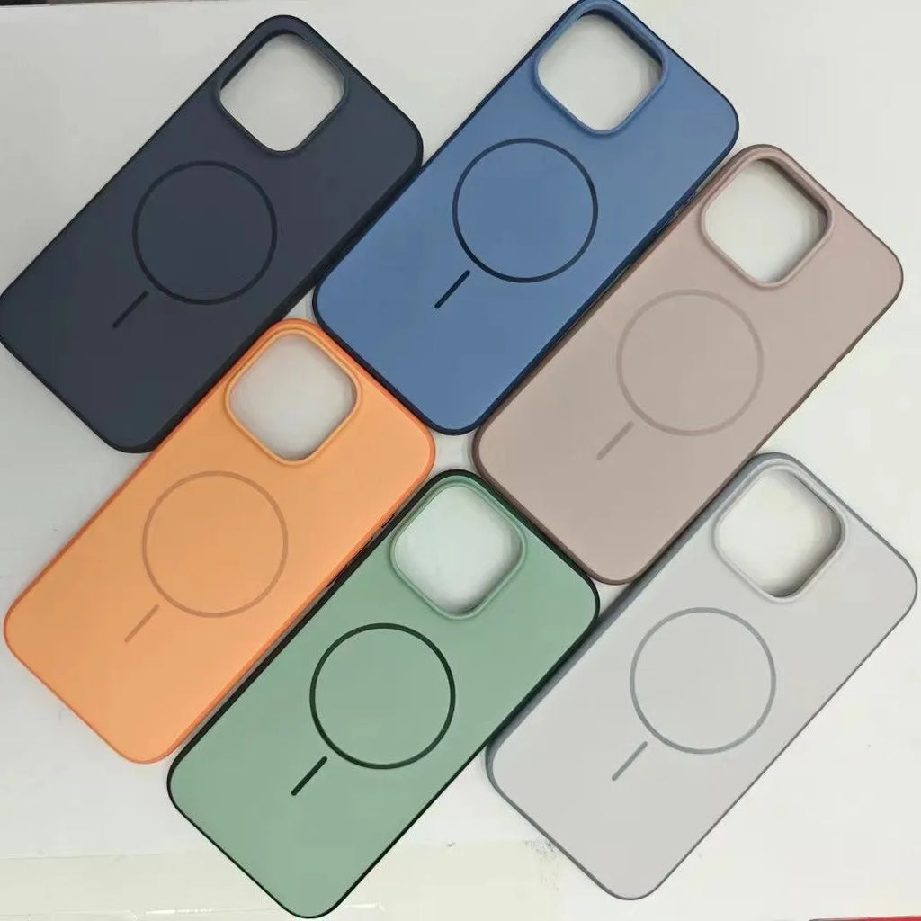 17-in-one AI photography button phone case for Apple iPhone with frosted PC TPU shell and magnetic MagSafe ring