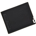 Men's iron-edge card-picking short wallet in PU material with compact design