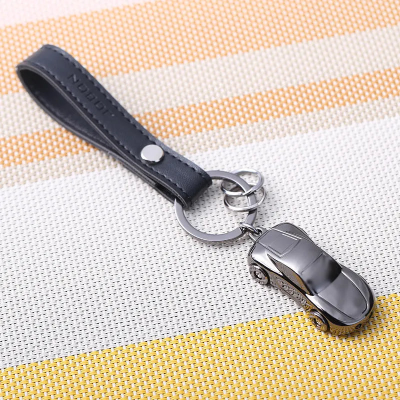 Heart-shaped zinc alloy keychain pendant in multiple colour finishes with metal loop attachment