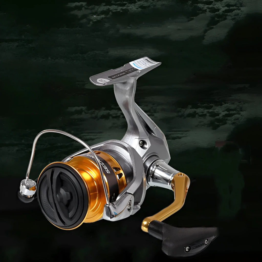Shimano HAGANE fishing reel with AR-C spool in silver and black, size 2500 model