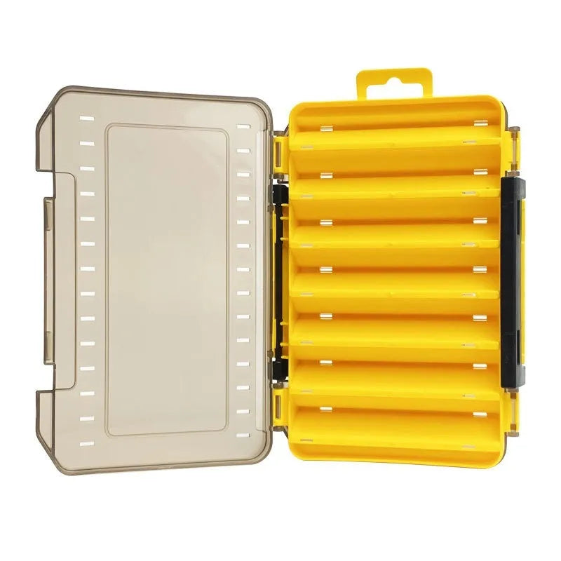 U Model Wood Shrimp Box Accessory Box in PP plastic, orange colour, large size, on white background.