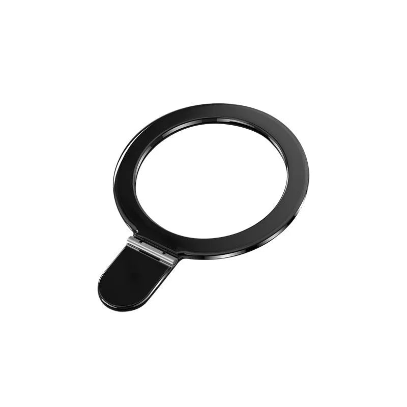 Zinc alloy adhesive magnetic phone holder in rose gold for desktop use