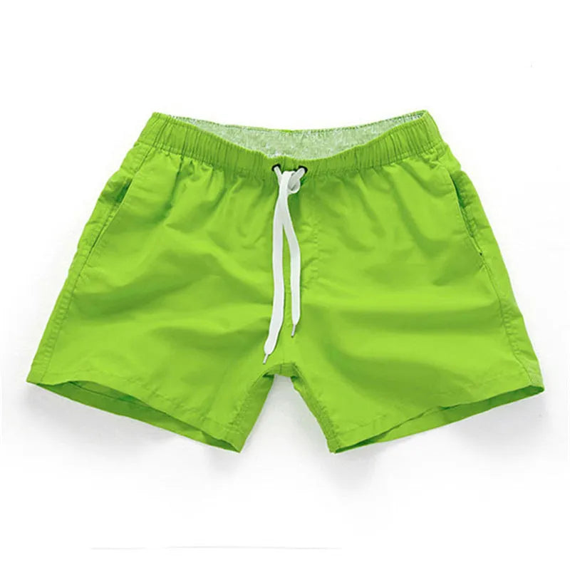 Men's plus size beach shorts in multiple colours including dark grey and navy blue with straight leg design for swimming and surfing