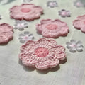 Hand-woven wool drink coasters available in sets of one, two, or six pieces.