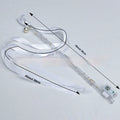 LED star moon luminous fiber rod 30cm glow stick on dark background