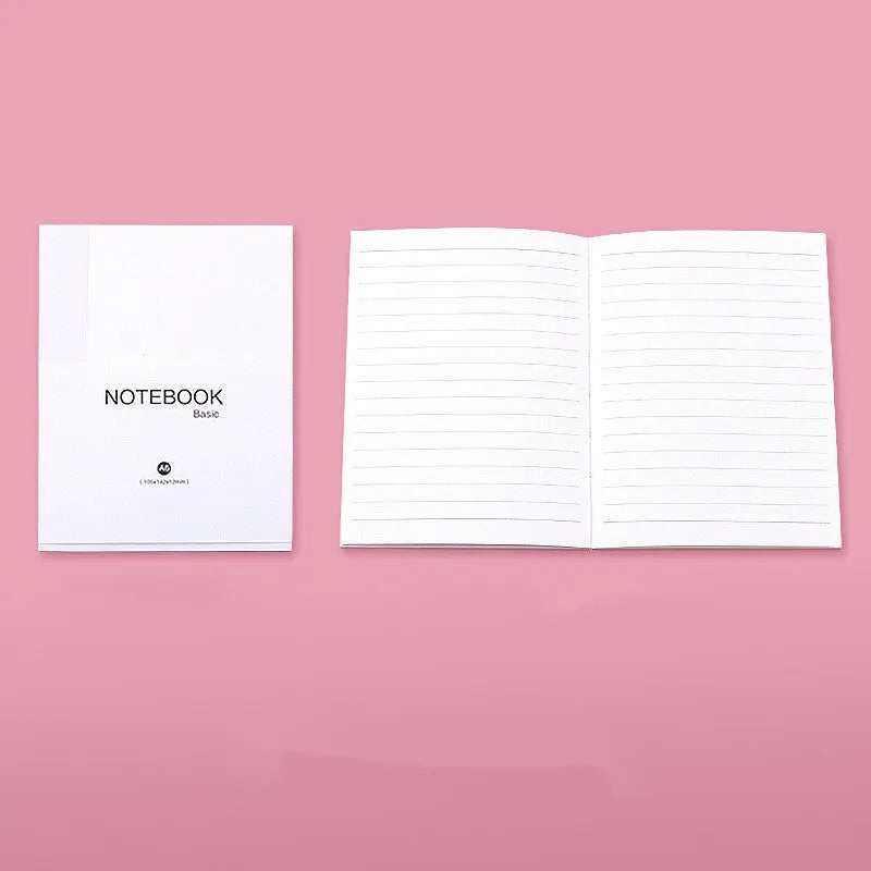 Basic manual fixed page refill diary with 80 sheets in blank, checkered, or lined styles