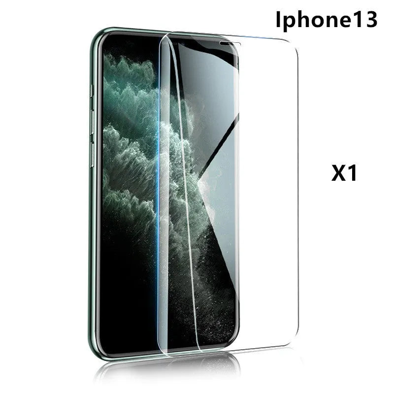 Tempered film non-full screen HD screen protector 9H hardness 0.26mm oleophobic coating for iPhone