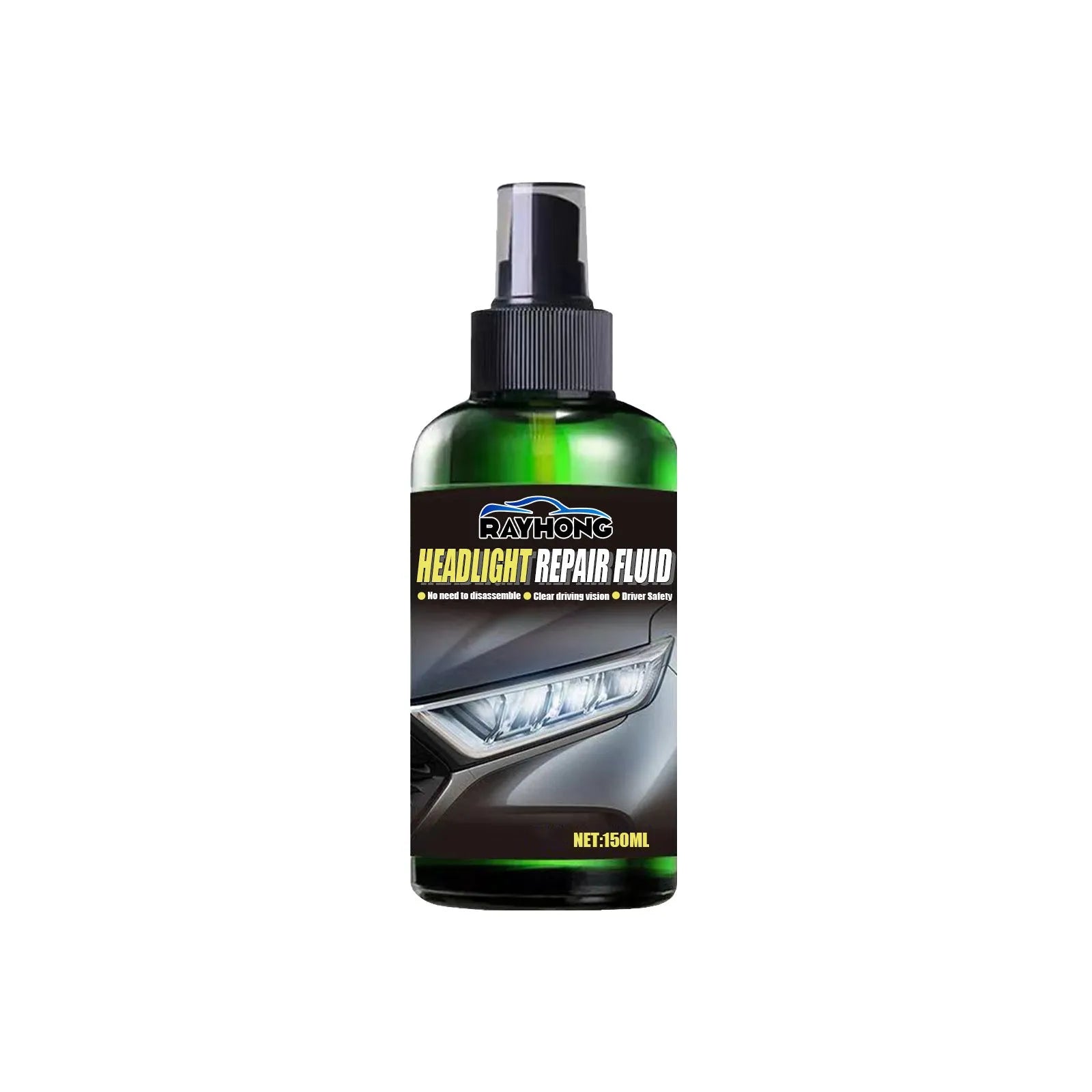150ml car lamp repairing liquid bottle for headlight restoration with nano titanium oxide formula