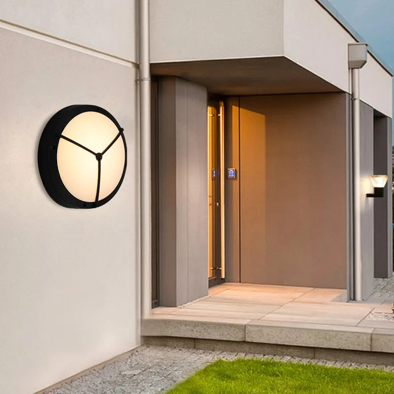 Nordic LED wall lamp creative personality courtyard European style 220V 220x75mm