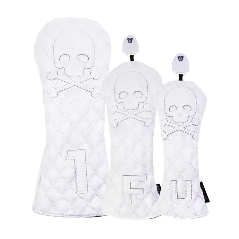 Black and white waterproof golf wooden pole protective cover for club protection