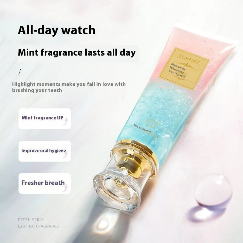 Ji Ouni nicotinamide dazzling white toothpaste tube with 100g net content for adult whitening and cleaning