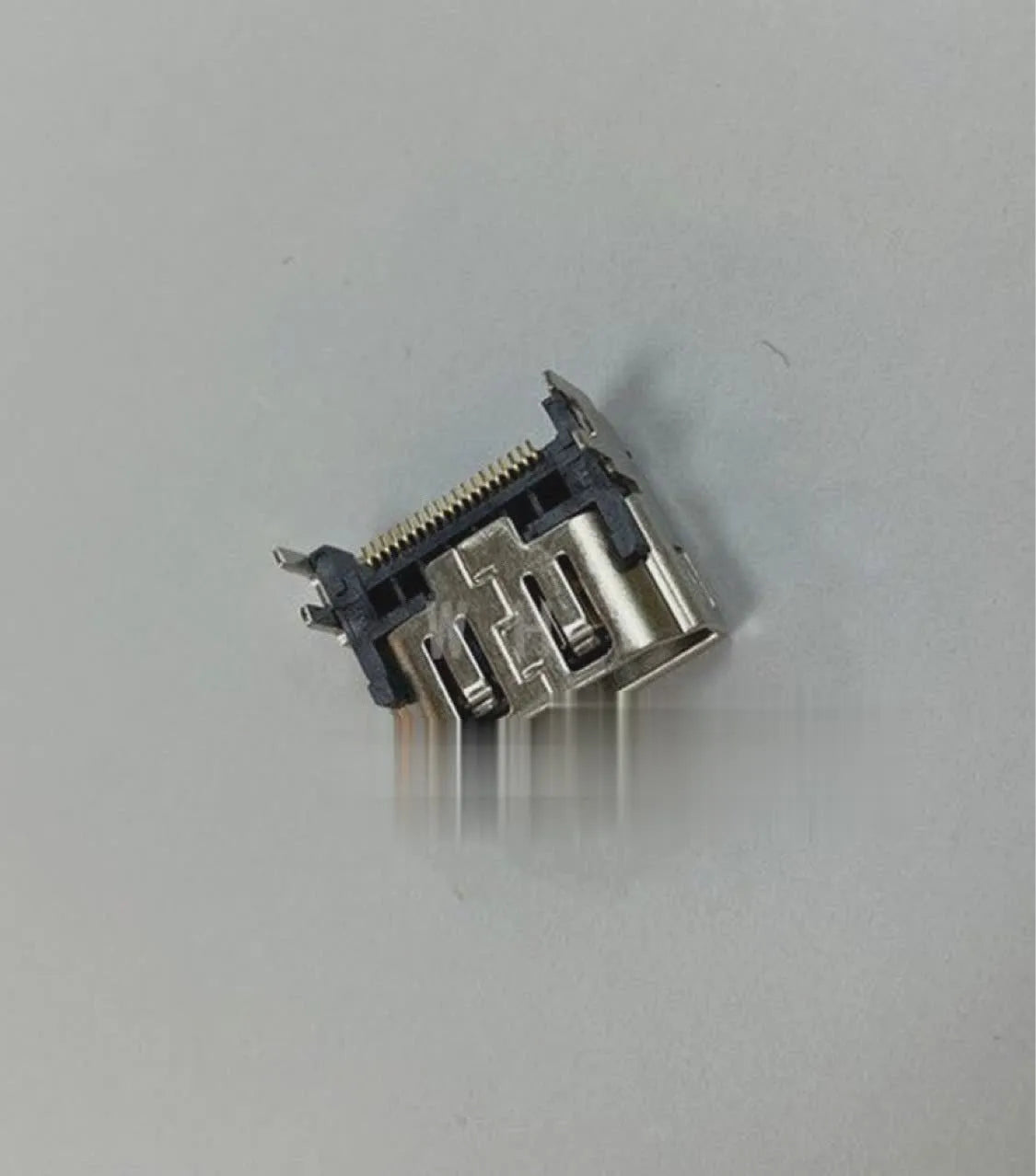 Silver HDMI interface host socket connector for gaming console port extension