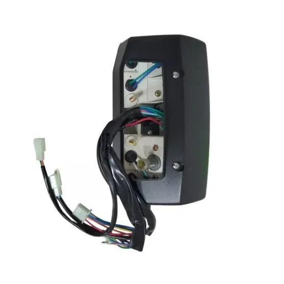 Black alloy motorcycle speedometer for Cgl125 with white dials, 24x20x10cm
