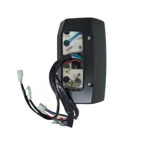 Black alloy motorcycle speedometer for Cgl125 with white dials, 24x20x10cm