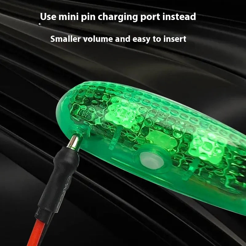 V3 wireless charging waterproof navigation light for model cars and ships with red and green LEDs.