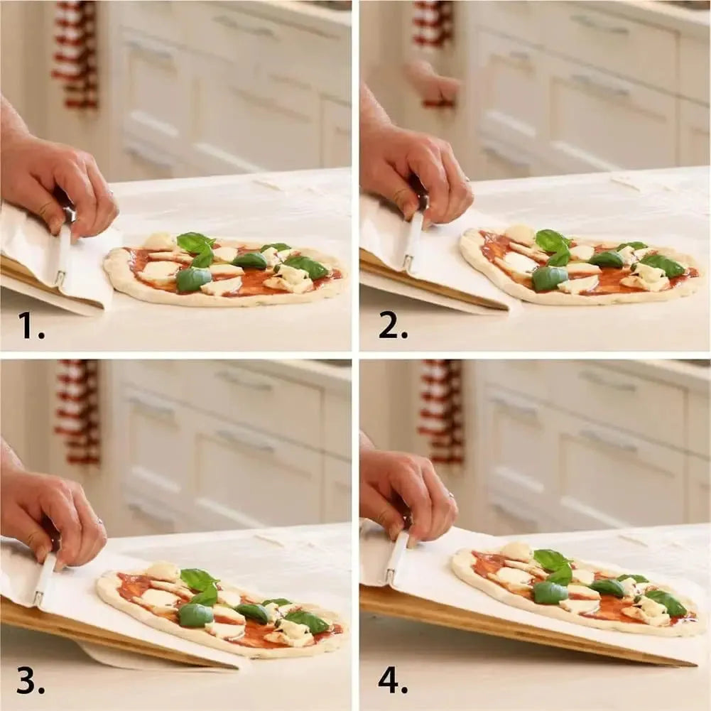 55x35cm food-grade PP pizza transfer shovel with hanging hole and non-stick surface