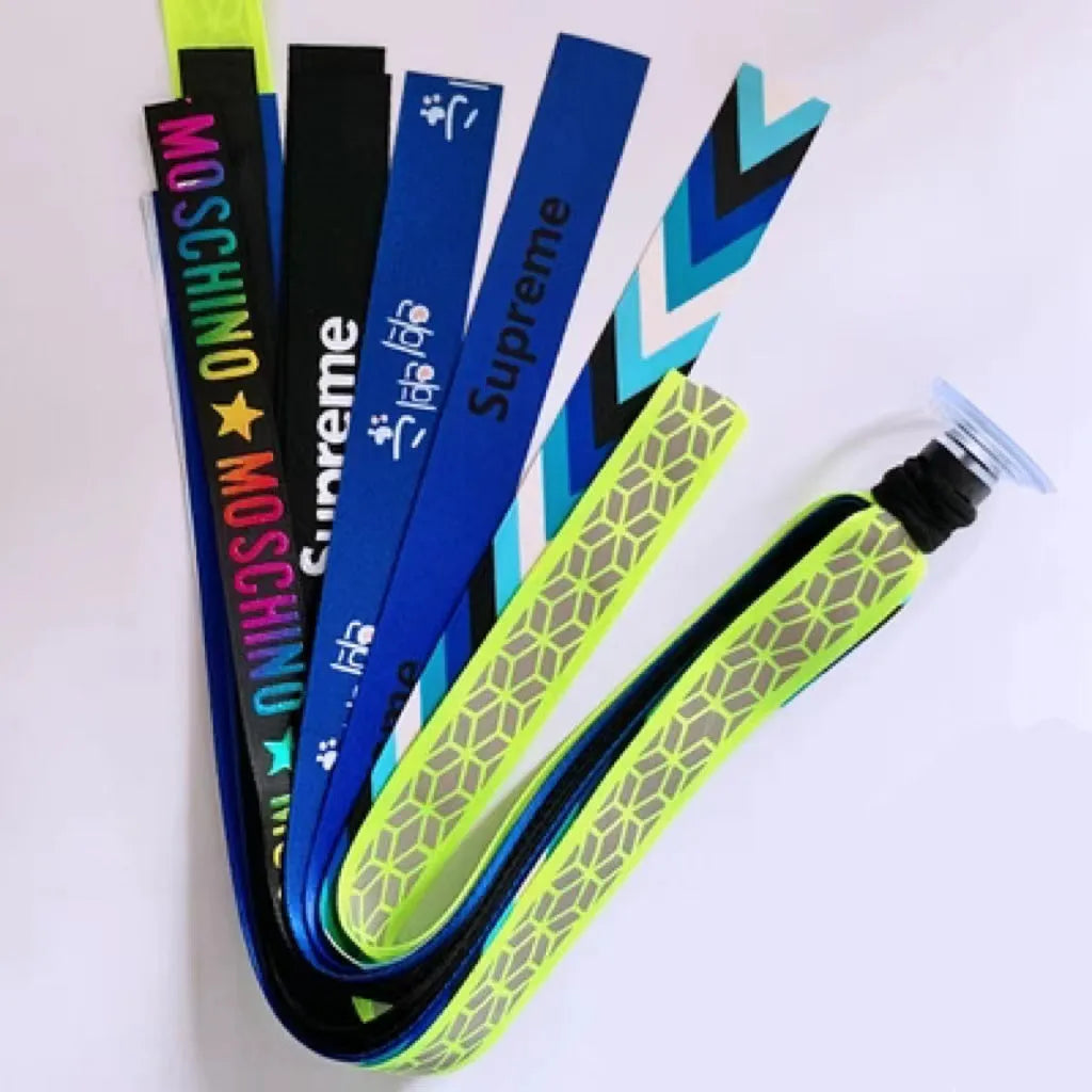 Children's helmet decorative streamers in multiple colours for skating and ski safety gear