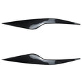 Ford Focus headlight sticker in carbon fibre pattern and piano black finishes for exterior decorative modification