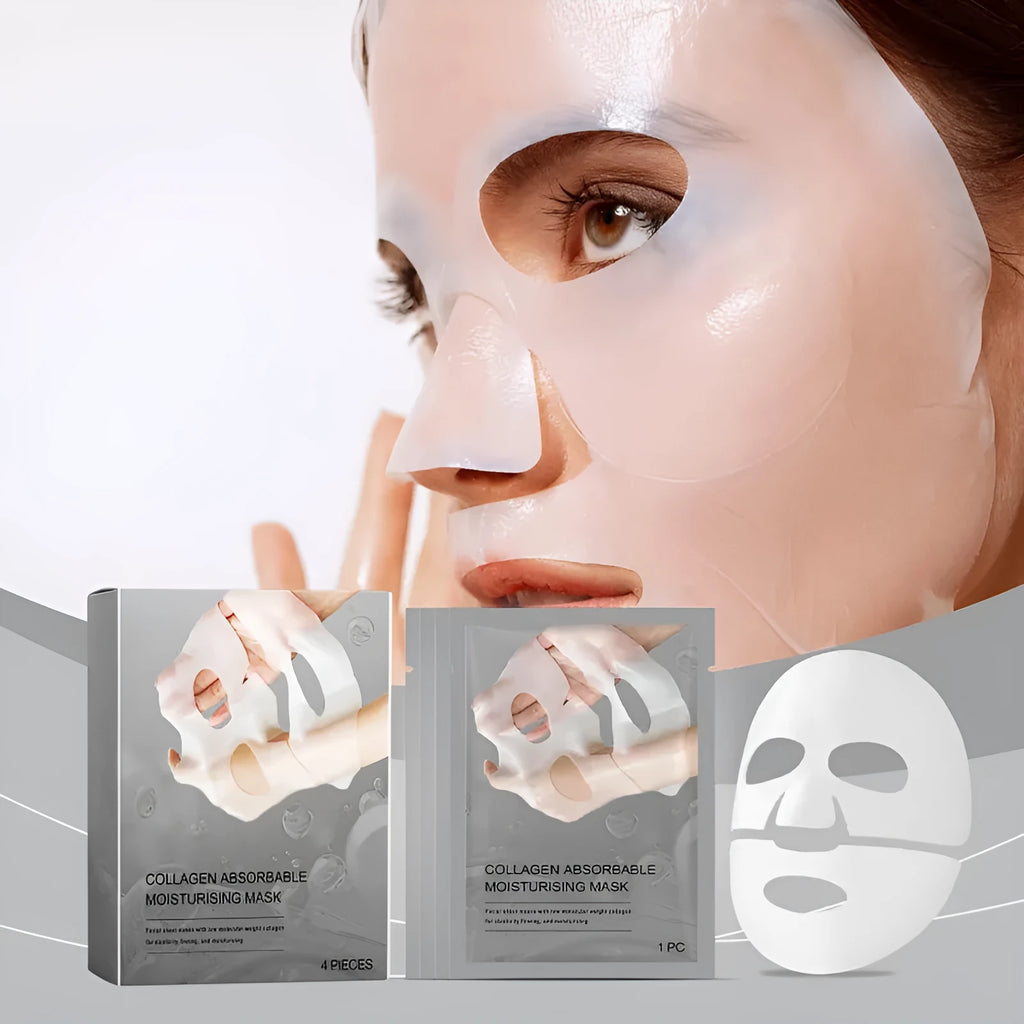 Bio Collagen true deep collagen overnight facial moisturising anti-aging mask with cleansing device in set colour