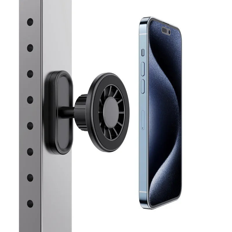 Plastic outdoor photography bracket with double-sided magnetic clip for camera mounting