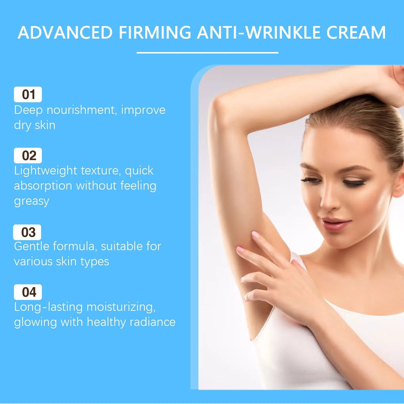 100g gentle moisturising cream with hyaluronic acid and nicotinamide