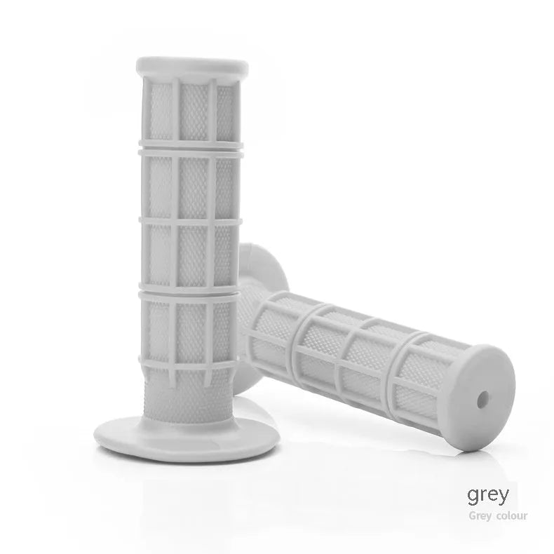 22mm diameter motorcycle handlebar grips in eight colour options including black, blue, green, grey